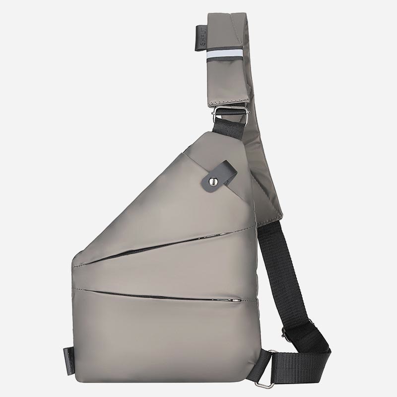 Schultertasche für Männer, Diebstahlsichere, multifunktionale, wasserdichte Brusttasche für den Sport