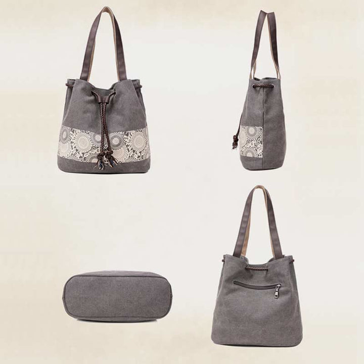Umhängetasche für Damen, lässig, große Kapazität, bedruckt, Einkaufshandtasche