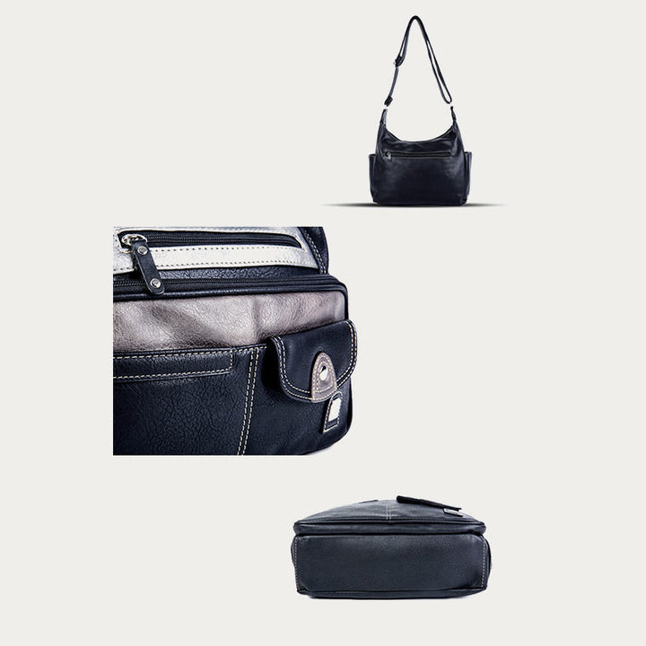 Umhängetasche für Damen, coole Freizeit-Schultertasche im Vintage-Stil