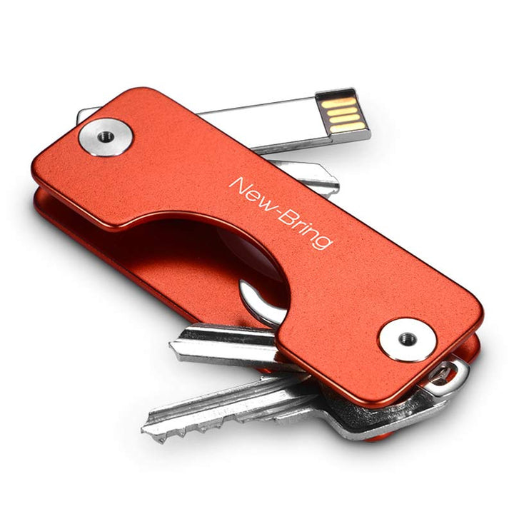 Minimalistischer Schlüssel-Organizer aus Aluminium