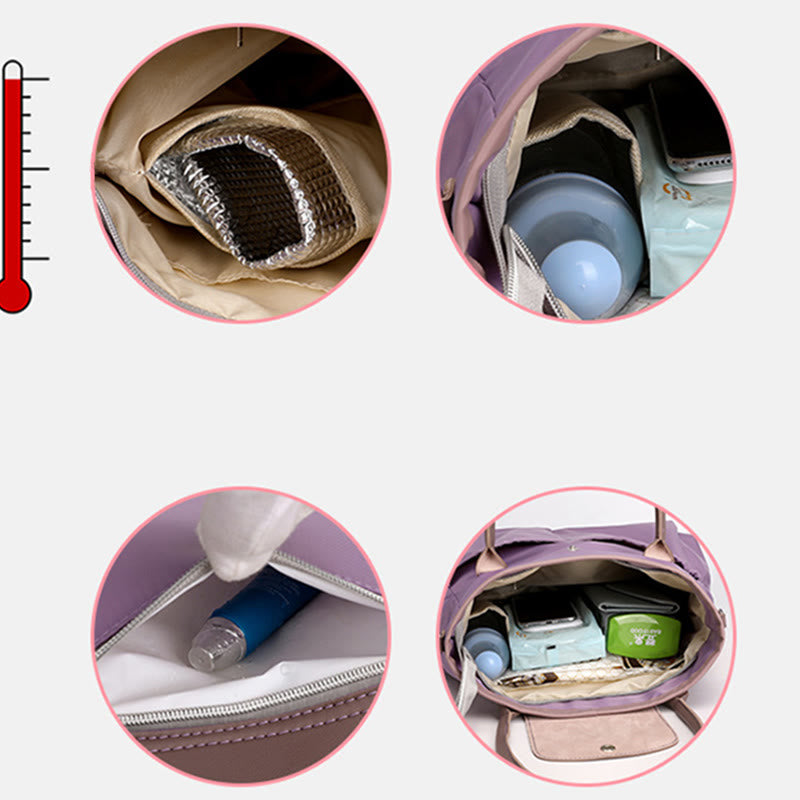 Tragetasche für Damen, mehrere Taschen, große Kapazität, tragbare Mama-Tasche