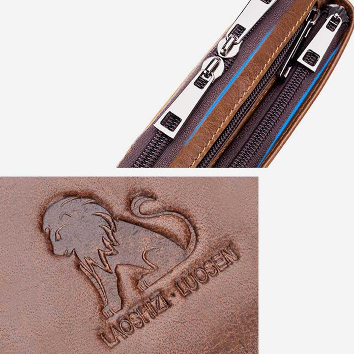 2-Wege-Verwendung Echtleder Gürtelschlaufe Holster Mini Umhängetasche