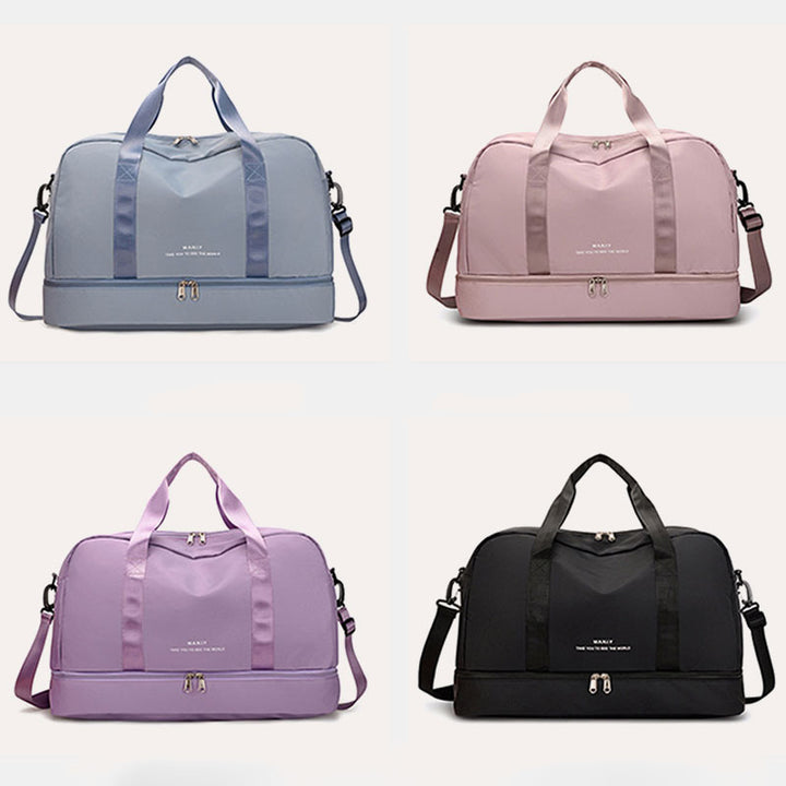 Reise-Sporttasche, trocken, nass, für die Abreise, Sporttasche, Weekender, Übernacht-Handtasche
