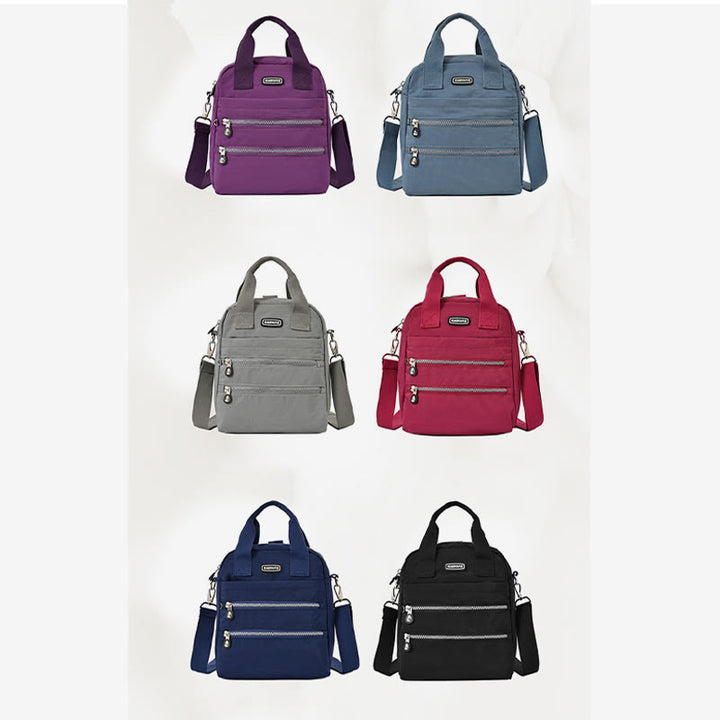 Mehrzweck-Rucksack für Damen, wasserdichte, tragbare Schultertasche aus Nylon