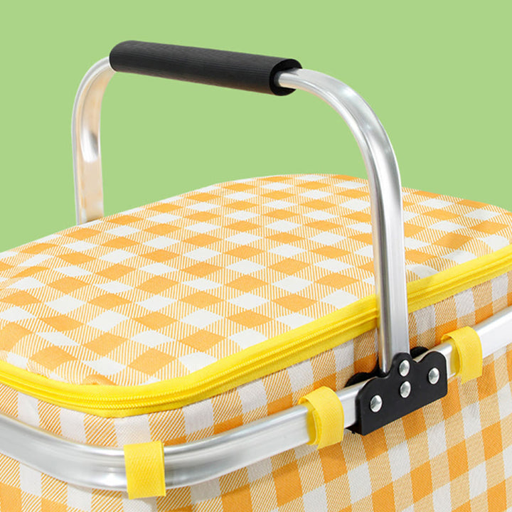 Kühltasche für Ausflüge, Reisen, Picknickkorb aus verdickter Aluminiumfolie