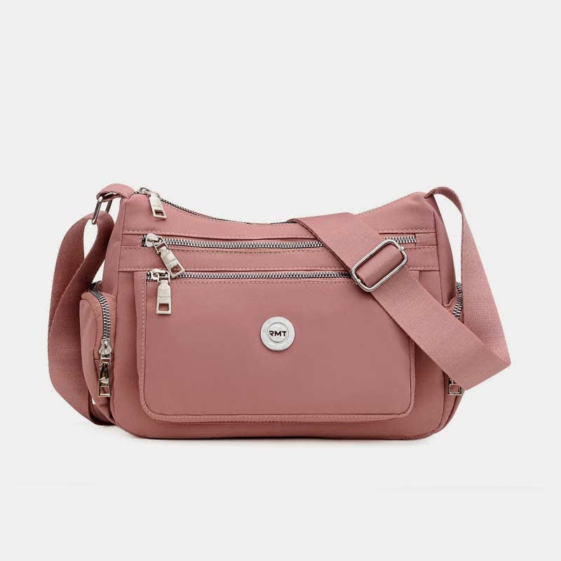 Umhängetasche mit mehreren Taschen für Damen, leicht, geräumig, Schultertasche