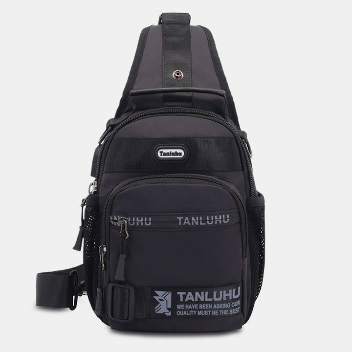Schultertasche für Herren, multifunktionaler, lässiger Umhängerucksack für Outdoor-Sportarten