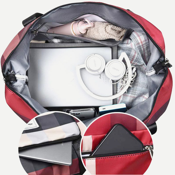 Reisetasche, Sporttasche, Umhängetasche, Reisetasche mit Schuhfach 
