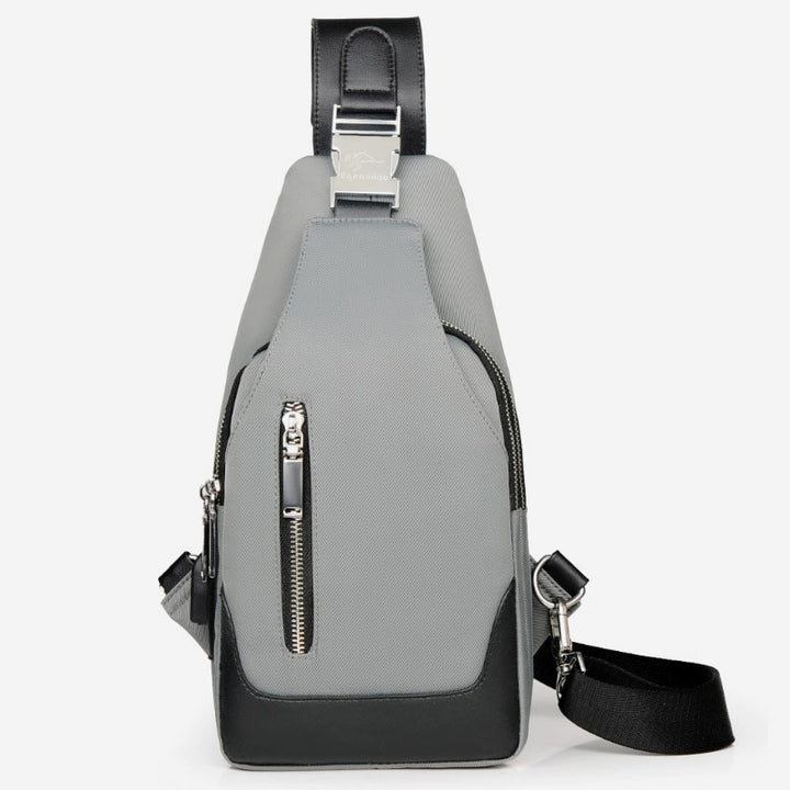 Wasserdichte Schultertasche mit USB-Ladefunktion 