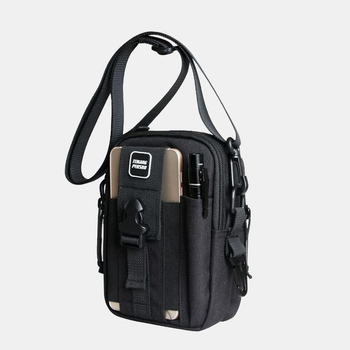 Taktische Hüfttasche mit Gürtelschlaufe, Handytasche für 7,5 Zoll Mobiltelefone mit Umhängegurt