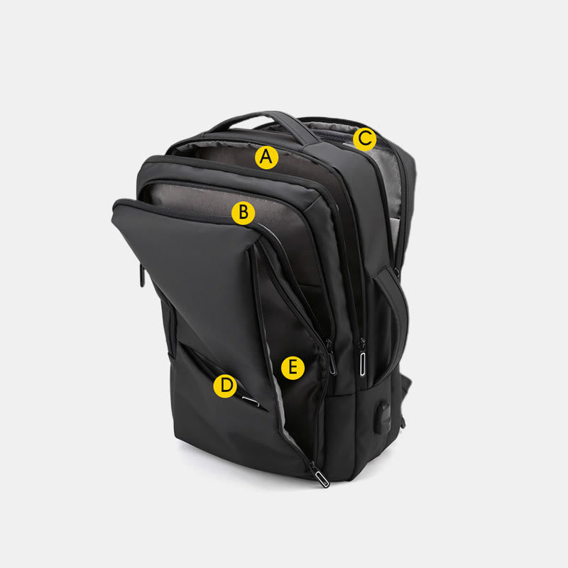 Rucksack für Herren, wasserdicht, große Kapazität, Business-Computertasche