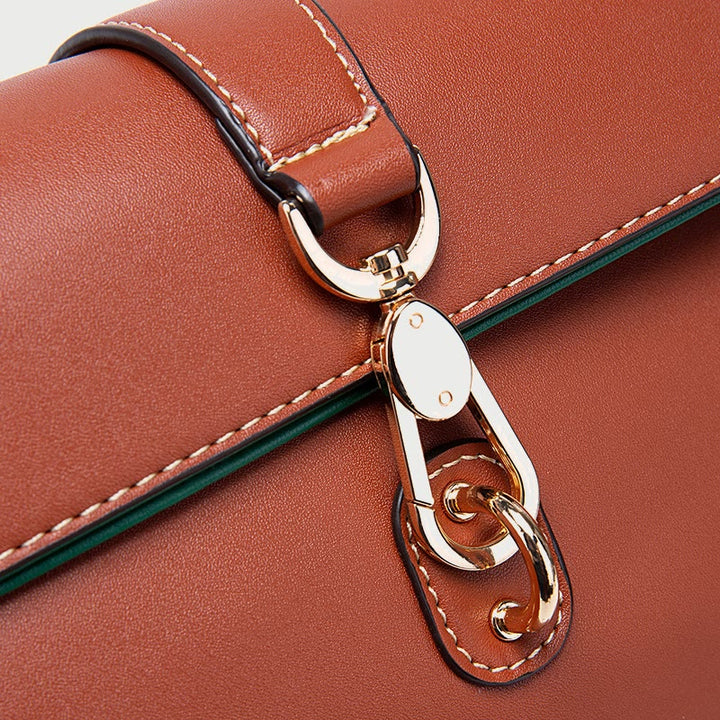Modische Lederhandtasche für Damen, klein, lässig, Umhängetasche