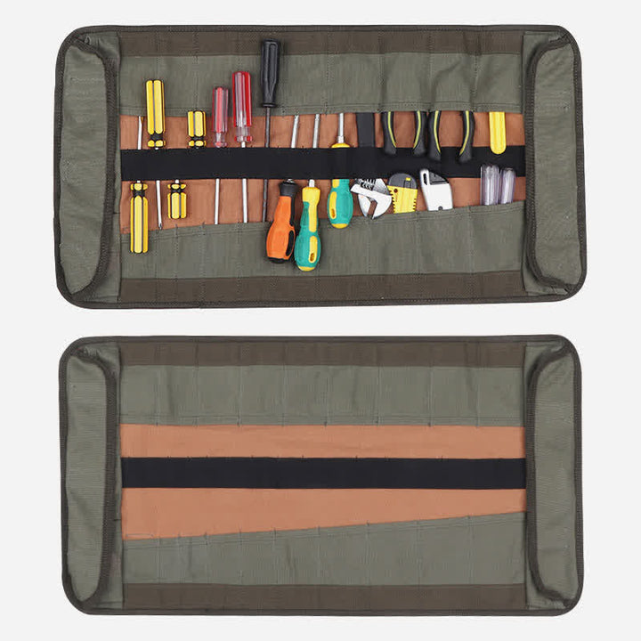Werkzeugtasche zum Aufrollen, Werkzeugtasche zum Aufrollen, Handtasche, Schultertasche, Werkzeug-Organizer