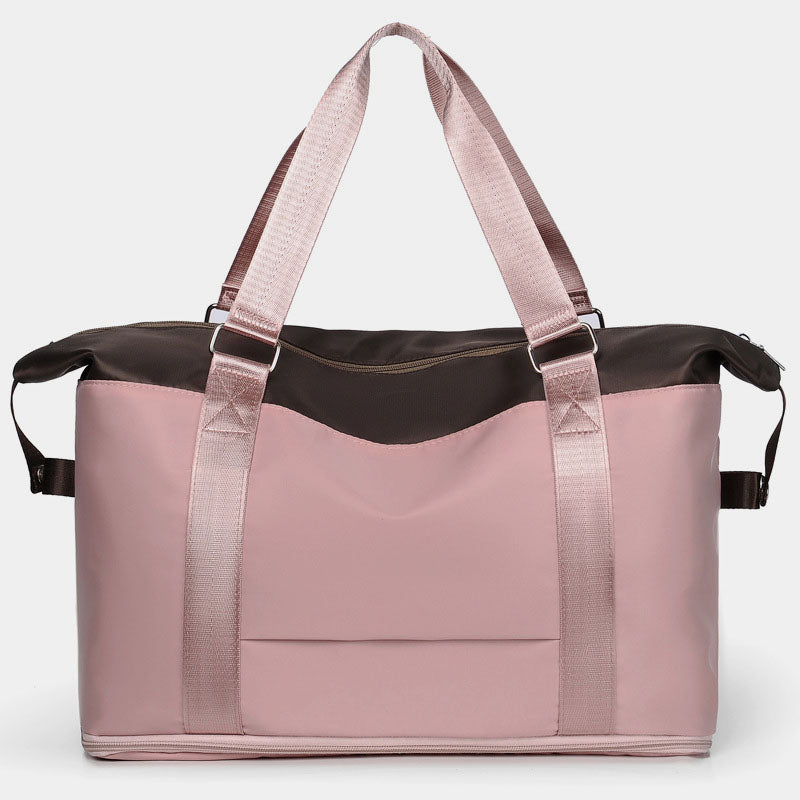 Reisetasche für Damen, große Aufbewahrungstasche mit Fach für trockene und nasse Abteile