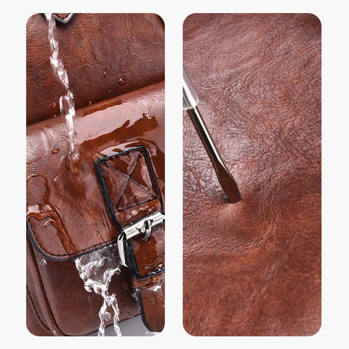 Schultertasche für Herren, für den täglichen Gebrauch, lässige, wasserdichte Retro-Umhängetasche