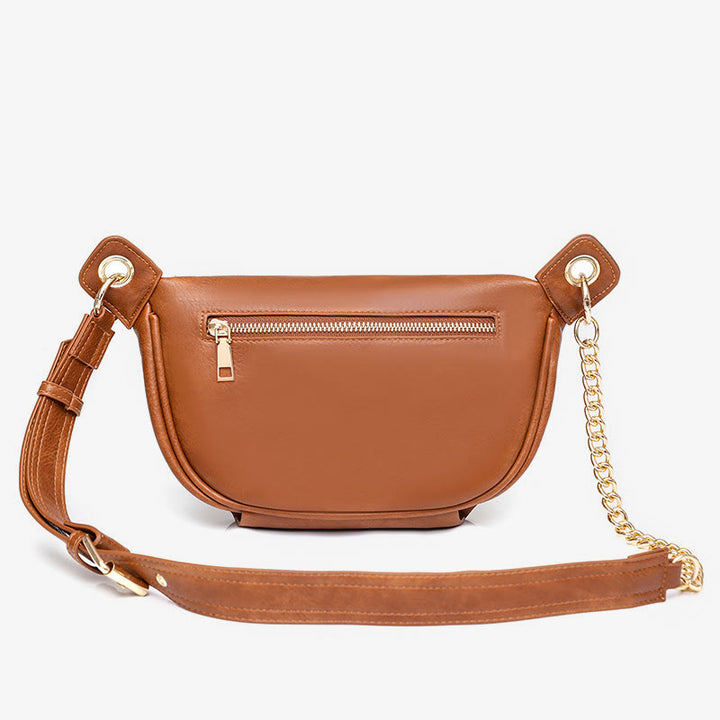 Schultertasche für Damen, PU-Leder, Retro-Reise-Umhängetasche