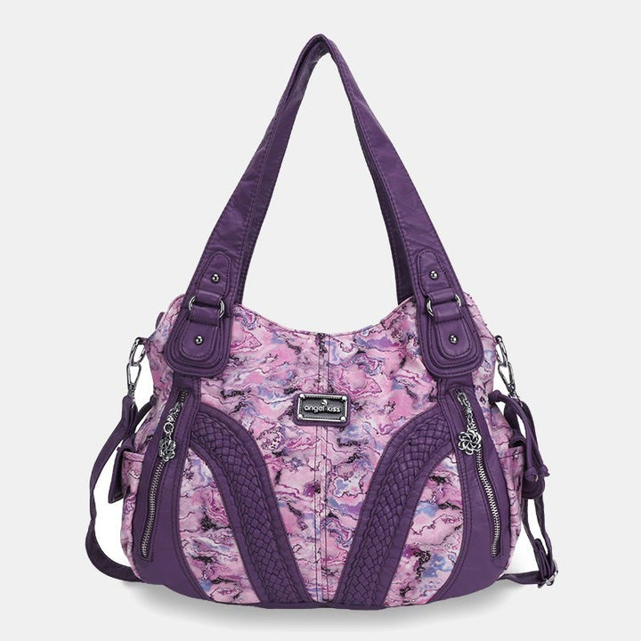 Einfarbige Hobo-Tasche für Damen