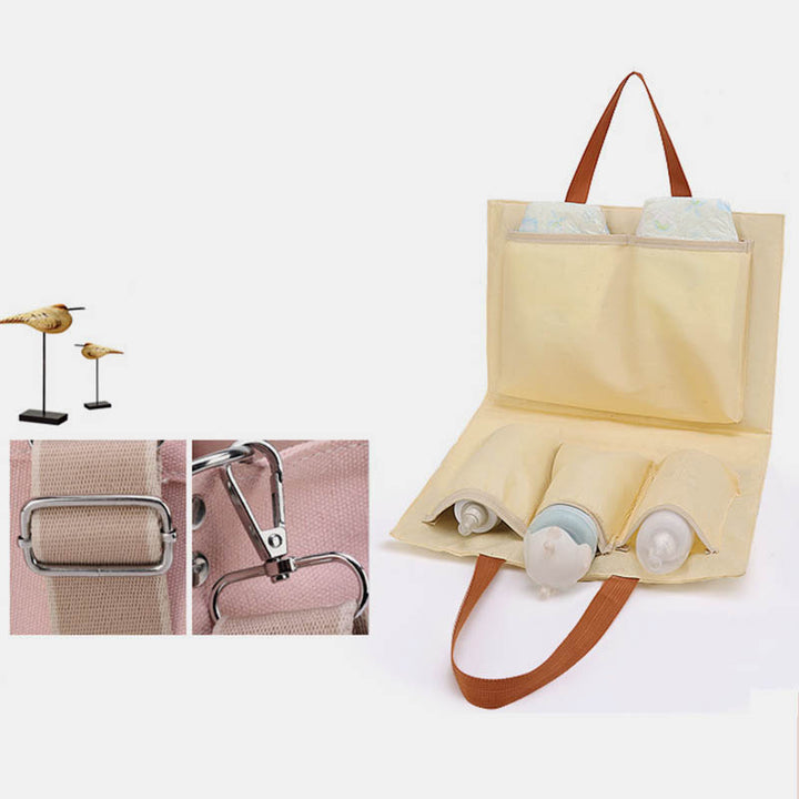 Tragetasche mit schweren Fächern, große Kapazität, Handtasche für junge Mütter, Einkaufstasche, Strandtasche, Reisetasche
