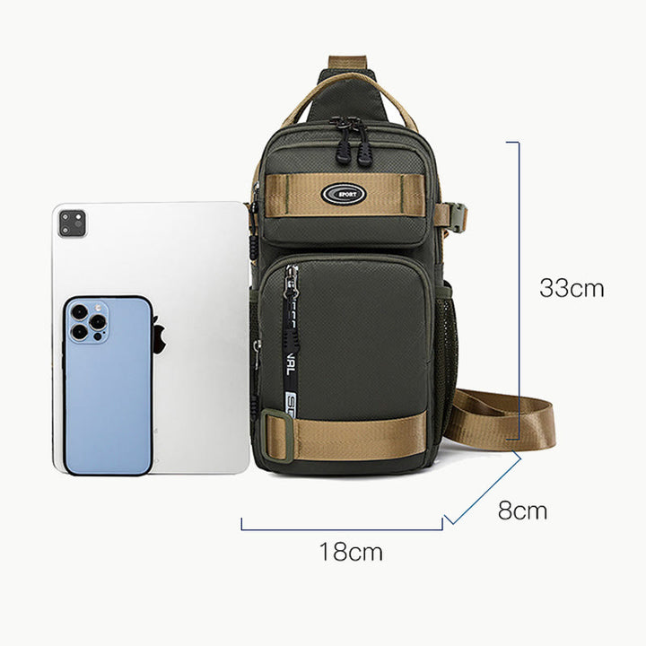 Leichte Reisegeldbörse für Männer, praktische wasserdichte Outdoor-Brusttasche
