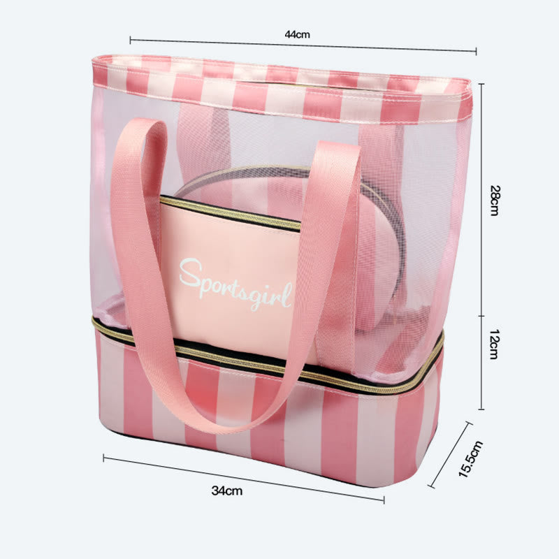 Strandtasche für Damen, Freizeitreisen, Outdoor-Sport, Fitnesstasche