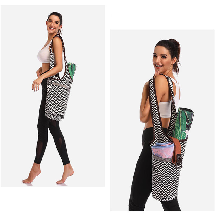Yogamatten-Tasche, Original-Tragetasche für Yogamatten, mit großer Seitentasche