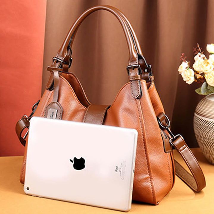 Vintage Unterarm Tasche Frauen Tragbare Große Fach Crossbody Geldbörse