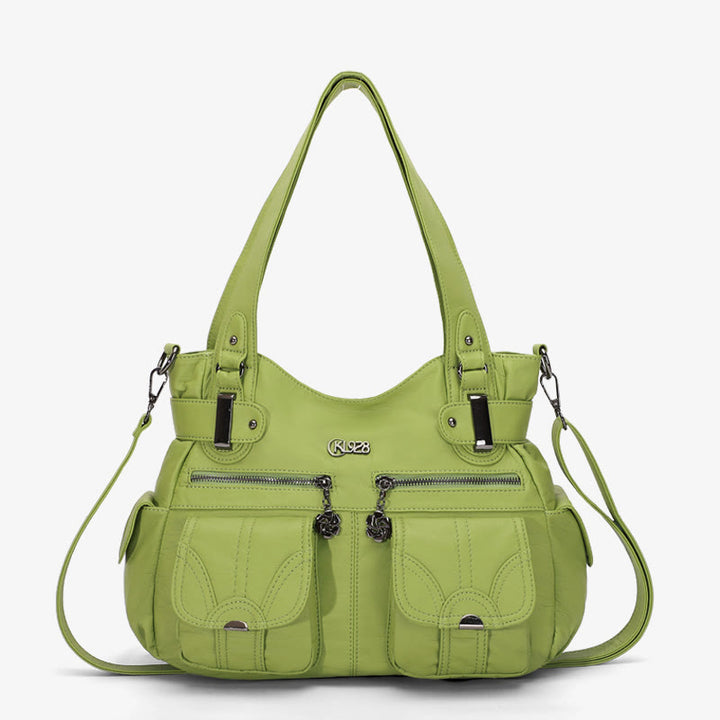 Tragetasche für Damen, für den täglichen Ausflug, mehrere Taschen, eine farbige Tasche