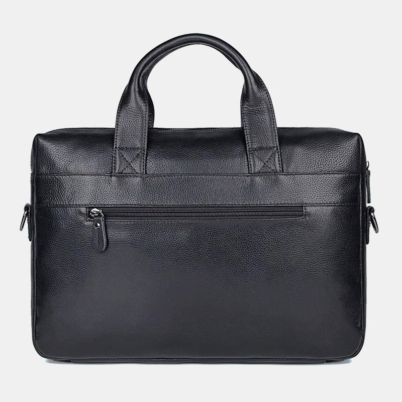 Business Aktentasche Messenger Bag für Herren aus echtem Leder Laptoptasche