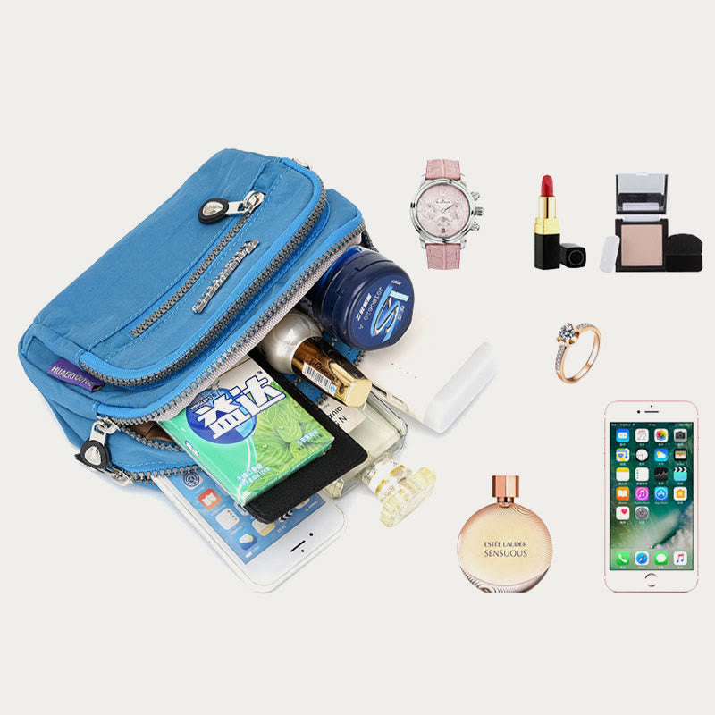 Umhängetasche für Damen, lässig, verstellbarer Riemen, Nylon-Gürteltasche