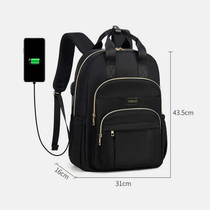 Rucksack für Damen, multifunktional, für den Alltag, Reisen und Freizeit, großes Fassungsvermögen