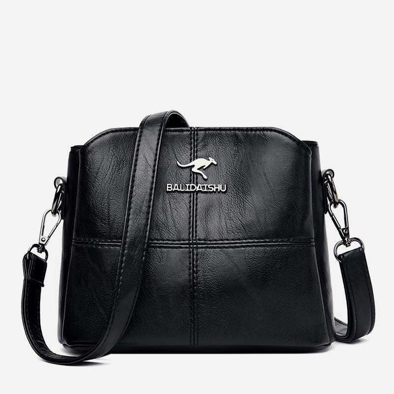 Geldbörsen und Handtaschen für Damen, Umhängetasche aus PU mit mehreren Fächern