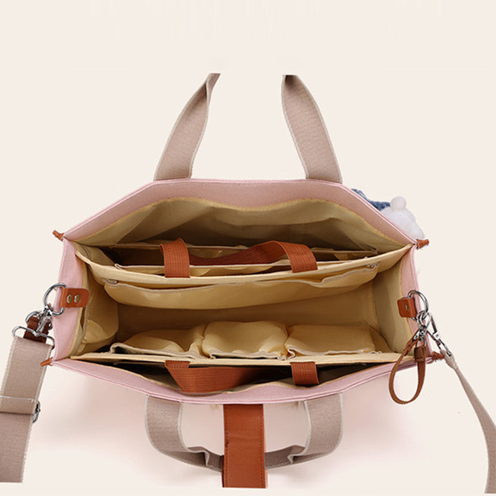 Tragetasche mit schweren Fächern, große Kapazität, Handtasche für junge Mütter, Einkaufstasche, Strandtasche, Reisetasche