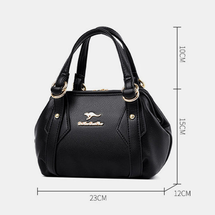 Elegante Tragetasche mit großem Fassungsvermögen und mehreren Taschen, Diebstahlschutz, Handtasche
