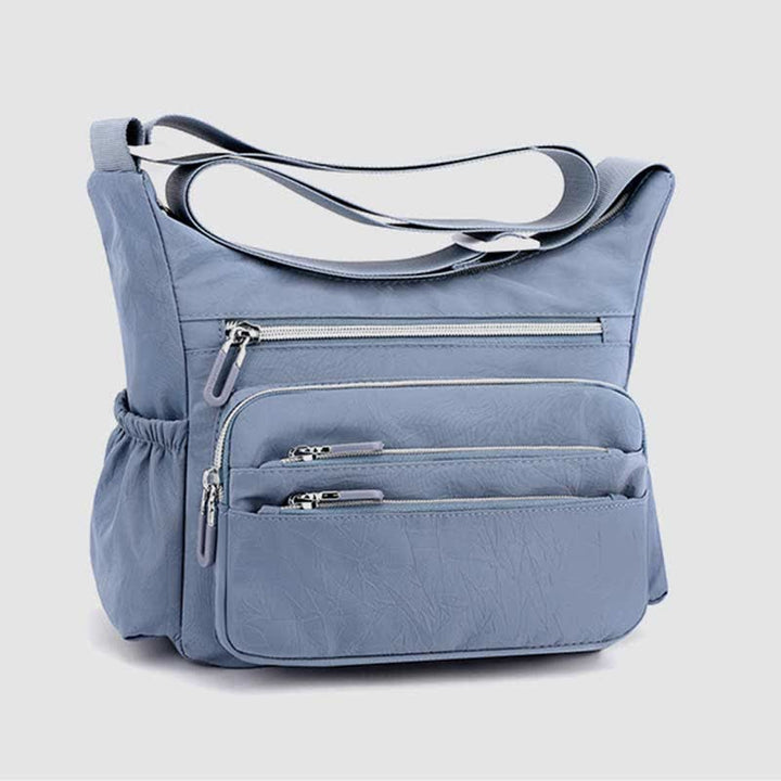 Leichte Nylon-Geldbörse mit mehreren Taschen für Damen, multifunktionale Umhängetasche
