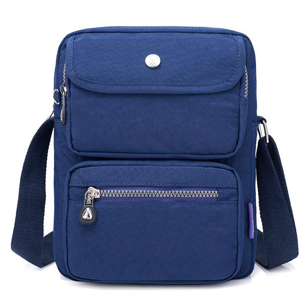 Umhängetasche aus Nylon mit mehreren Taschen