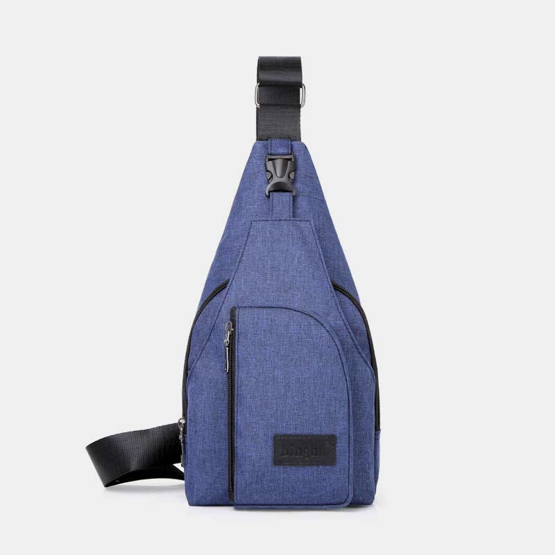 Sling Bag für Herren, leichte, graue Umhängetasche zum Wandern
