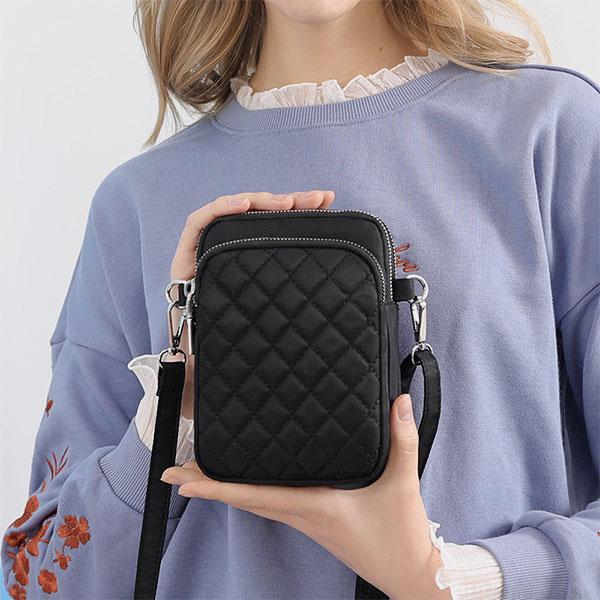 Umhängetasche mit großem Fassungsvermögen und mehreren Taschen