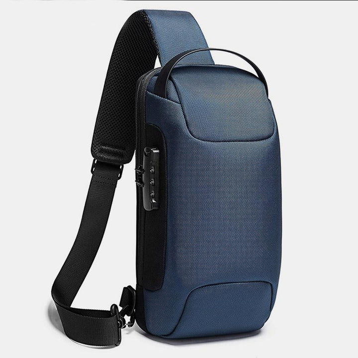 Wasserdichte Schultertasche mit USB-Ladeanschluss