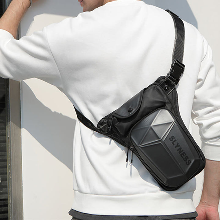 Hüfttasche für Herren, wasserdicht, lässig, Outdoor-Beintasche