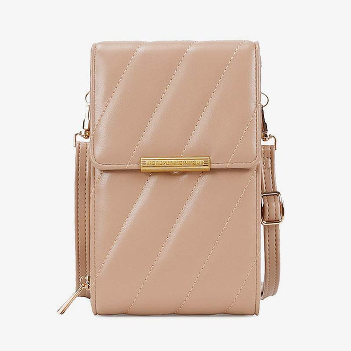 Kleine Crossbody-Handy-Geldbörse für Damen, klassische Handytasche