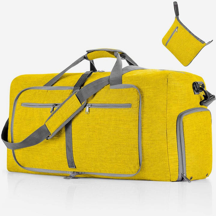 Aufbewahrungstasche für unterwegs, zusammenklappbar, tragbar, große Kapazität, Fitness-Reisetasche