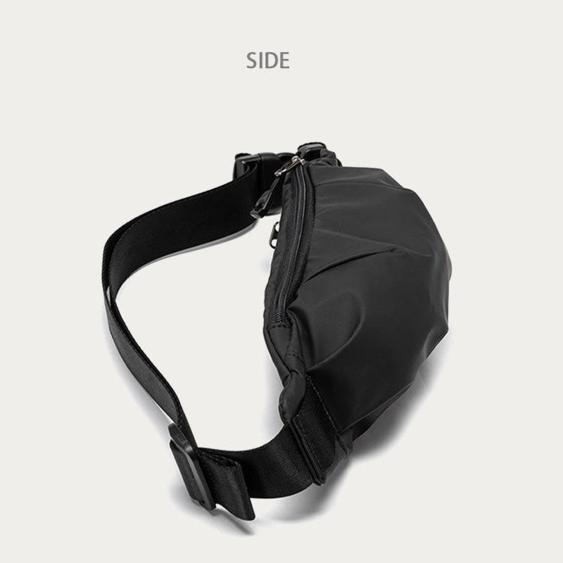 Schultertasche für Herren, schmale, leichte Brusttasche aus Oxford-Gewebe für Mobiltelefone