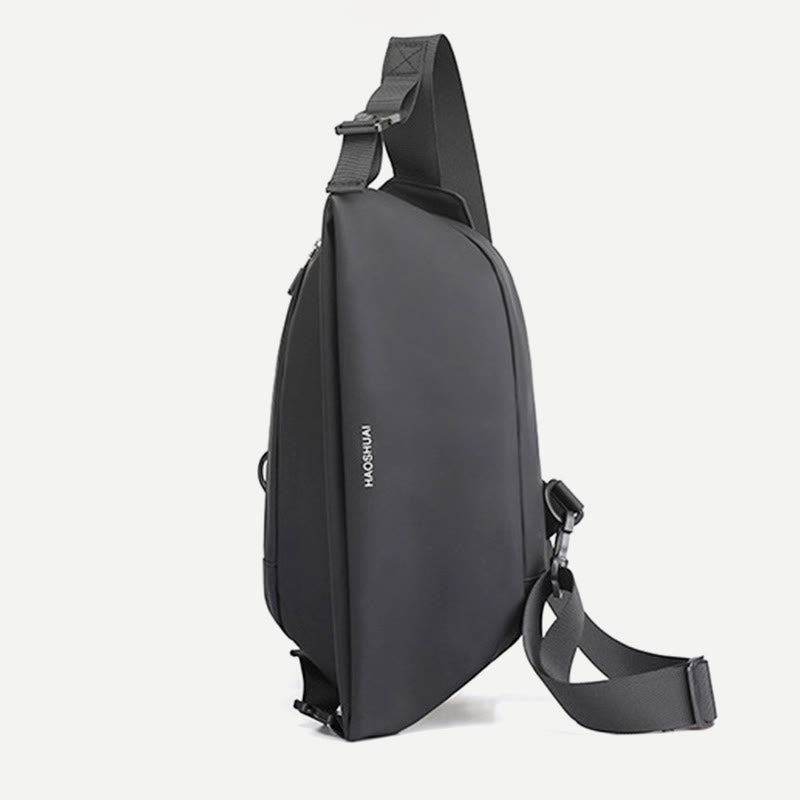 Schultertasche für Herren, multifunktional, wasserdicht, lässig, Umhängetasche