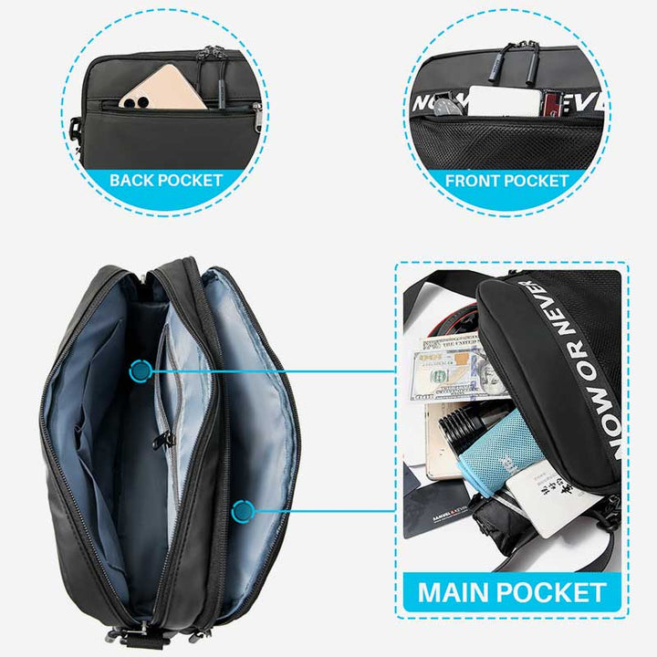 Wasserdichte Kuriertasche mit großem Fassungsvermögen 