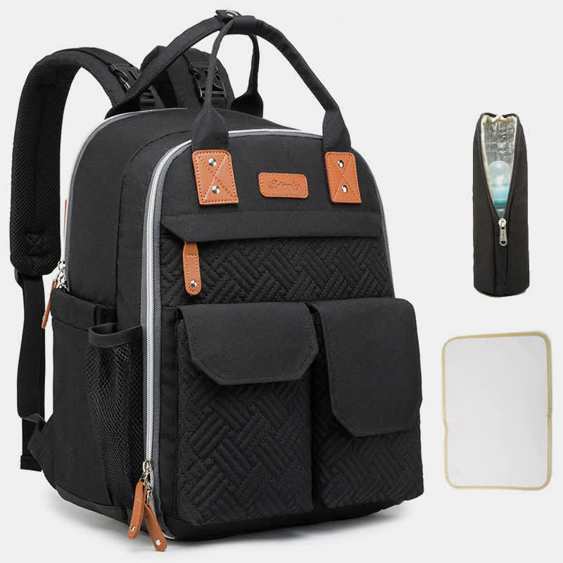 Wickeltasche, Rucksack, multifunktional, wasserdicht, Mamatasche, Wickelunterlage