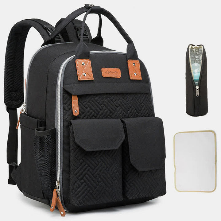 Wickeltasche, Rucksack, multifunktional, wasserdicht, Mamatasche, Wickelunterlage