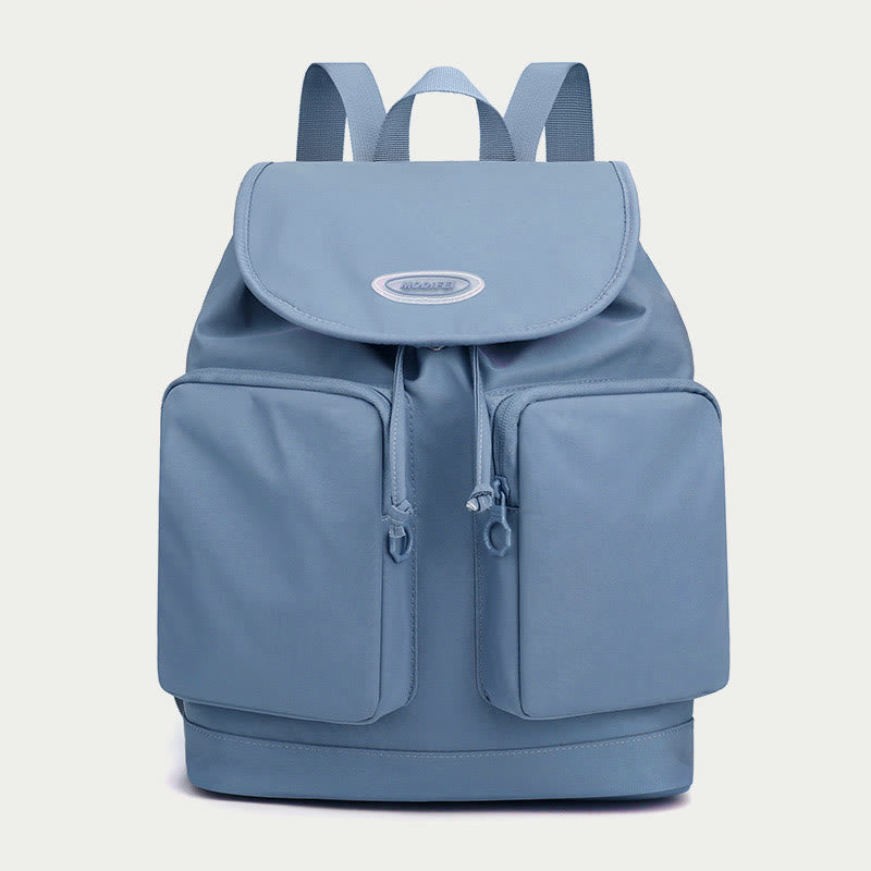 Rucksack für Frauen Einfacher Kordelzugverschluss Wasserdichte Reisetasche aus Nylon