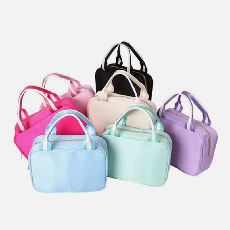 Wasserdichte, isolierte Lunchtasche aus Nylon für Kinder, tragbarer Eisbeutel
