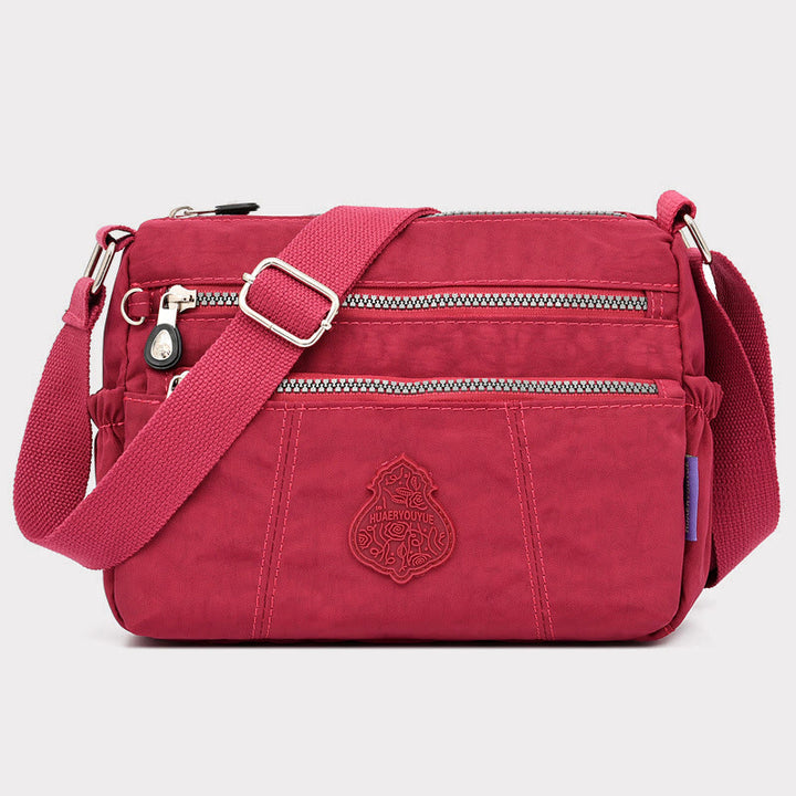 Umhängetasche für Damen, urban, lässig, zum Einkaufen, Nylontuch, Muttertasche