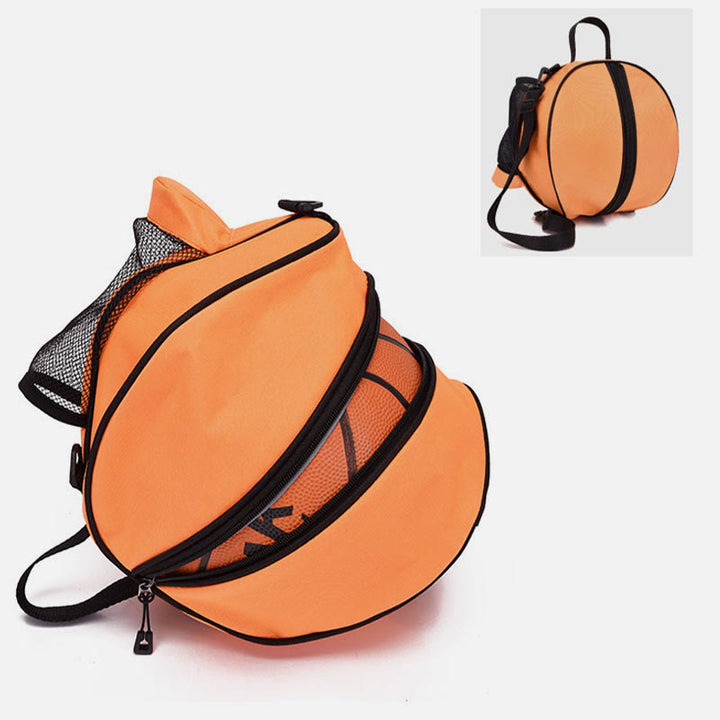 Runde Oxford-Basketball-Aufbewahrungstasche, tragbare Outdoor-Sport-Trainingstasche